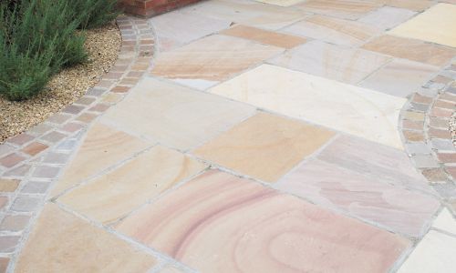 Global Stone - Sandstone Collection - Buff Brown - Paving Slabs
