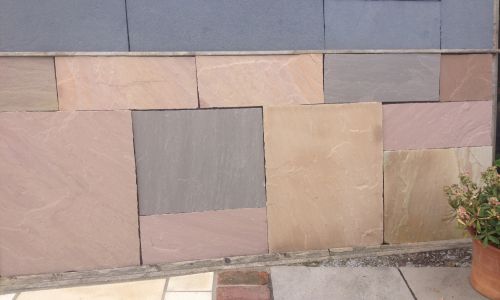 Indian Sandstone Slabs - Autumn Brown - Patio Pack - Thicker Depth