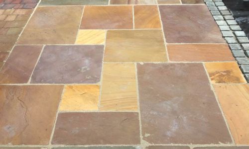 Indian Sandstone Paving - Lalitpur Yellow - Patio Pack - Calibrated