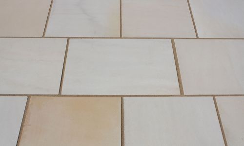 Castacrete - Sawn and Honed - Mint Sandstone - Patio Pack (New Pack And Slab Size)