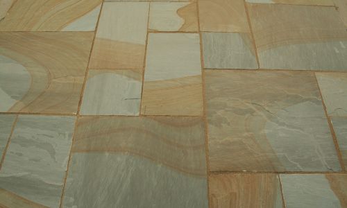 Indian Sandstone Paving - Two Tone - Patio Pack - Calibrated
